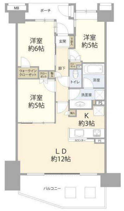 3LDK