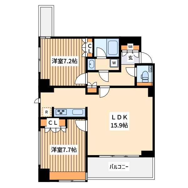 2LDK