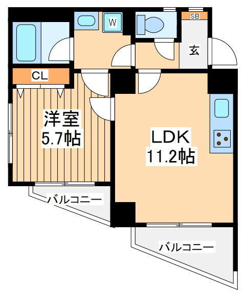 1LDK