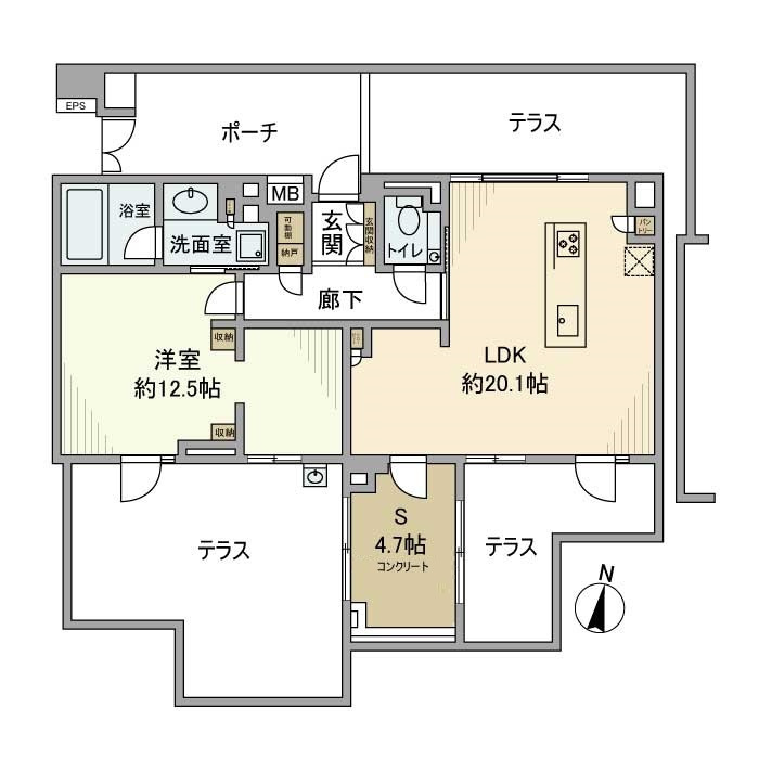 1SLDK