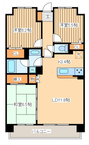 3LDK