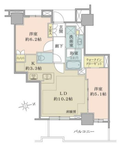 2LDK