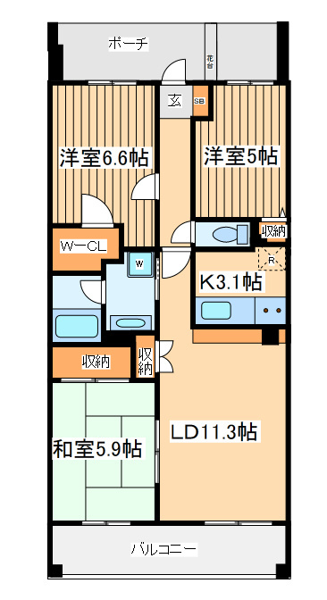 3LDK