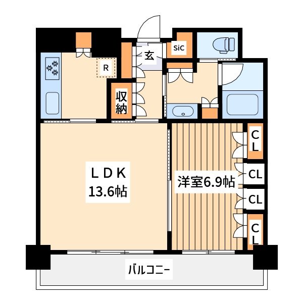 1LDK