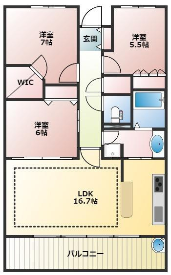 3LDK