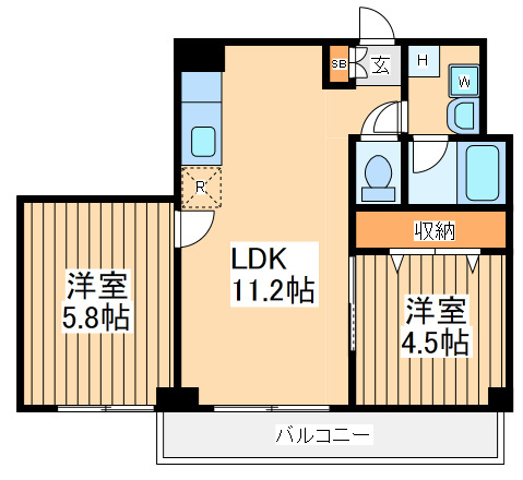 2LDK